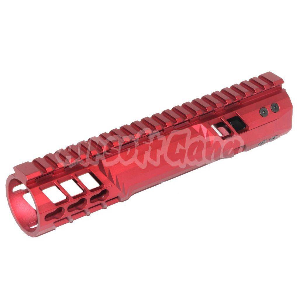 Airsoft APS EMG Licensed F1 C7K Style 9.75" Inches BDR Keymod Handguard Rail System for M4 M16 AEG Anodized Red