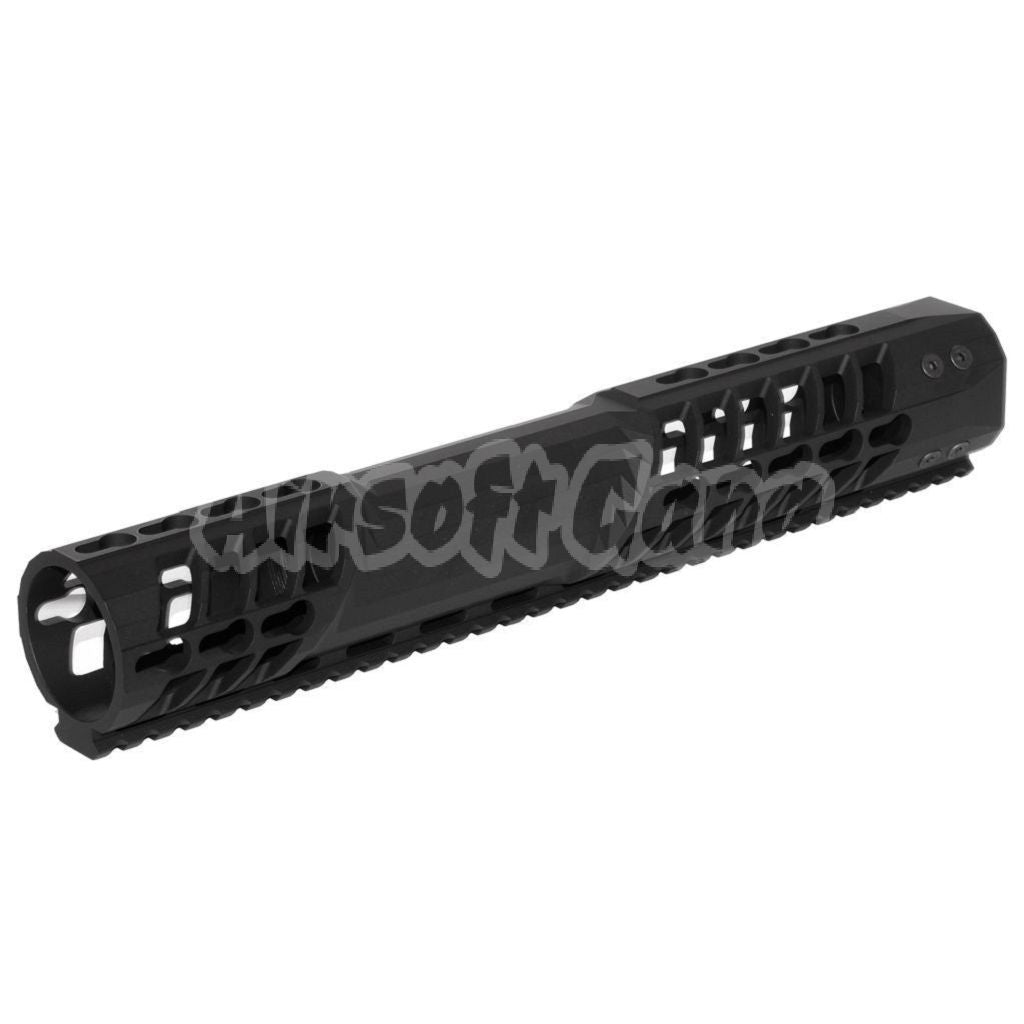 Airsoft APS EMG Licensed F1 C7K Style 12.75" Inches BDR Keymod Handguard Rail System for M4 M16 AEG Anodized Black