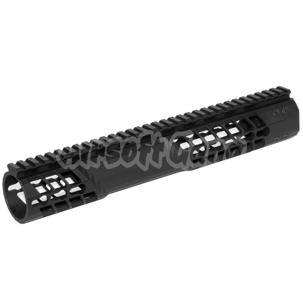 Airsoft APS EMG Licensed F1 C7K Style 12.75" Inches BDR Keymod Handguard Rail System for M4 M16 AEG Anodized Black