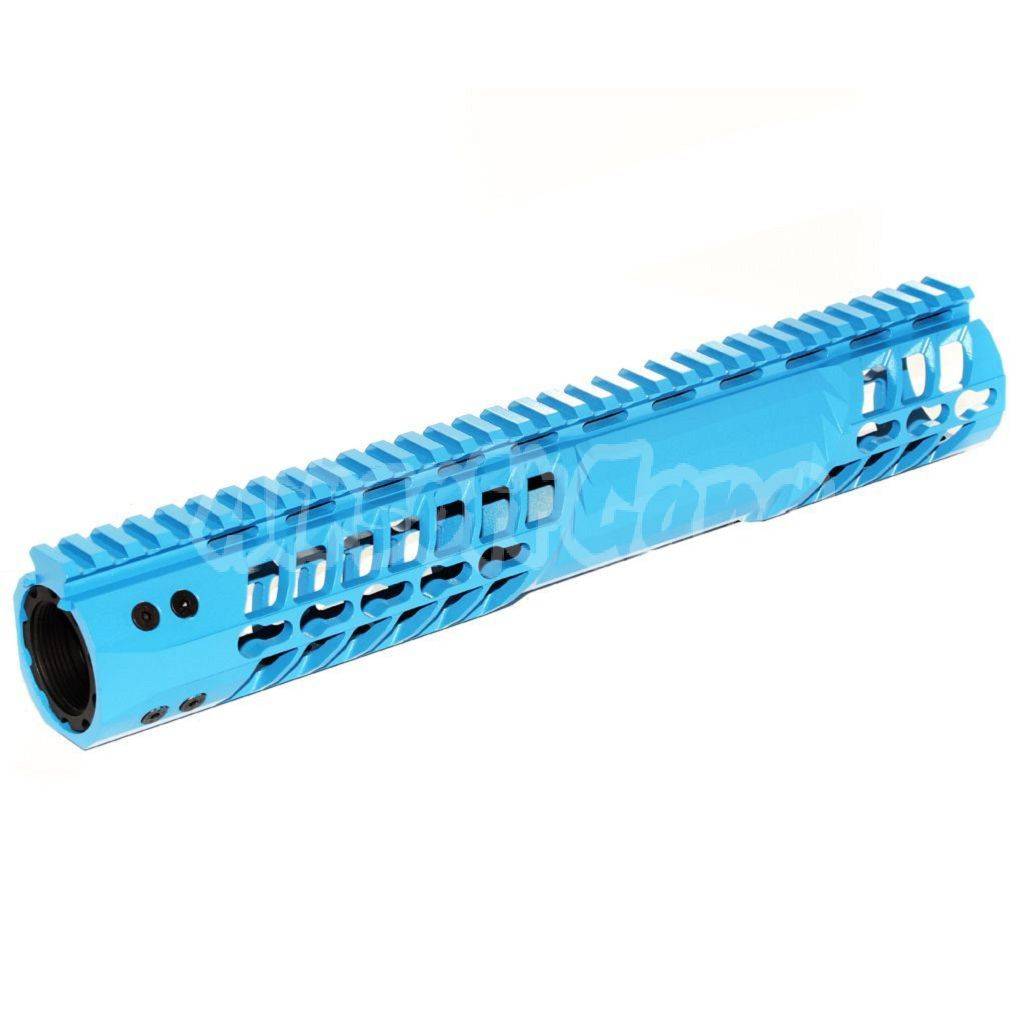 Airsoft APS EMG Licensed F1 C7K Style 12.75" Inches BDR Keymod Handguard Rail System for M4 M16 AEG Blue