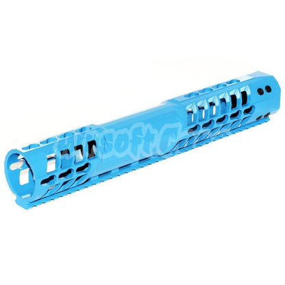 Airsoft APS EMG Licensed F1 C7K Style 12.75" Inches BDR Keymod Handguard Rail System for M4 M16 AEG Blue