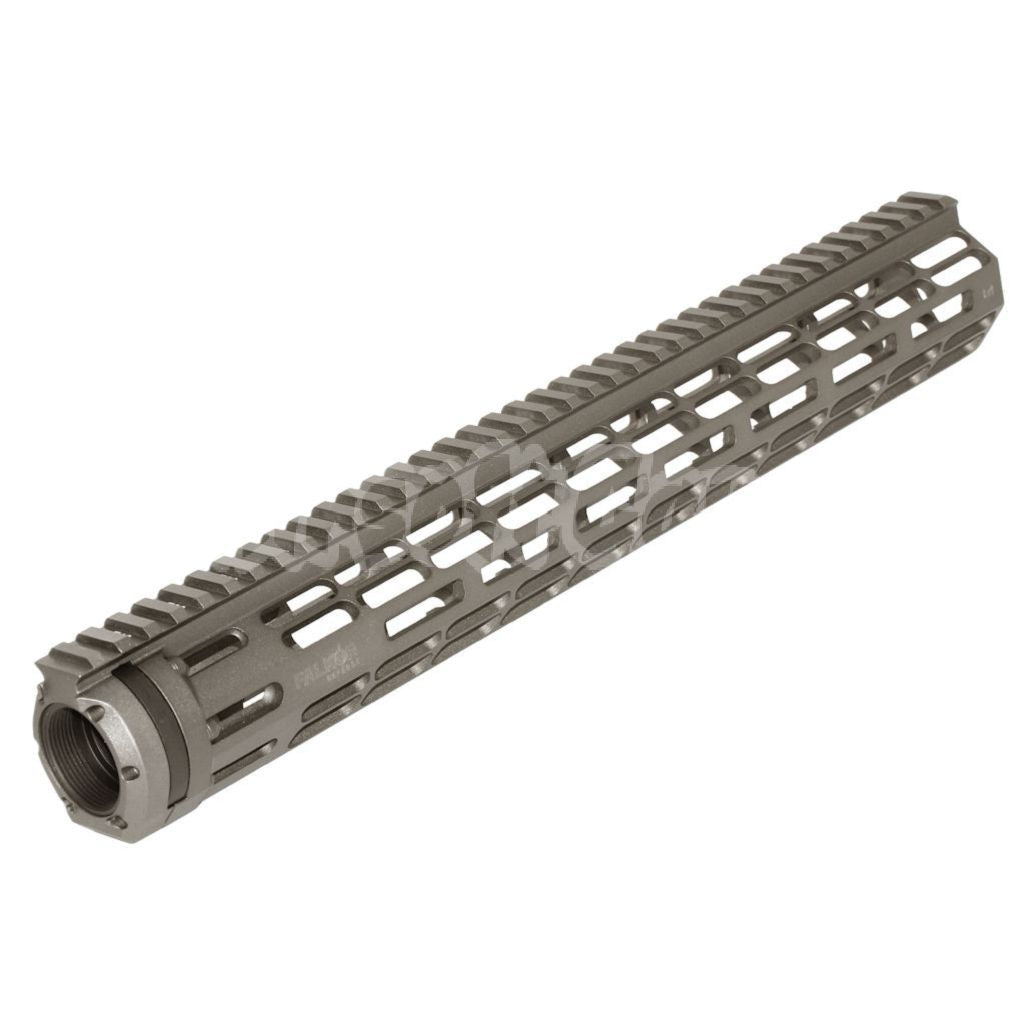 Airsoft APS EMG Licensed Falkor Defense Recce 14.6" Inches TRANNY M-LOK Handguard Rail System for M4 M16 AEG Anodized Charcoal Grey