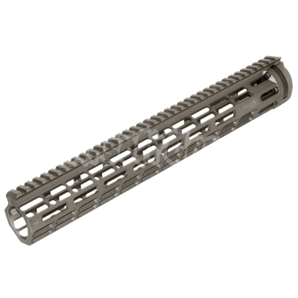 Airsoft APS EMG Licensed Falkor Defense Recce 14.6" Inches TRANNY M-LOK Handguard Rail System for M4 M16 AEG Anodized Charcoal Grey