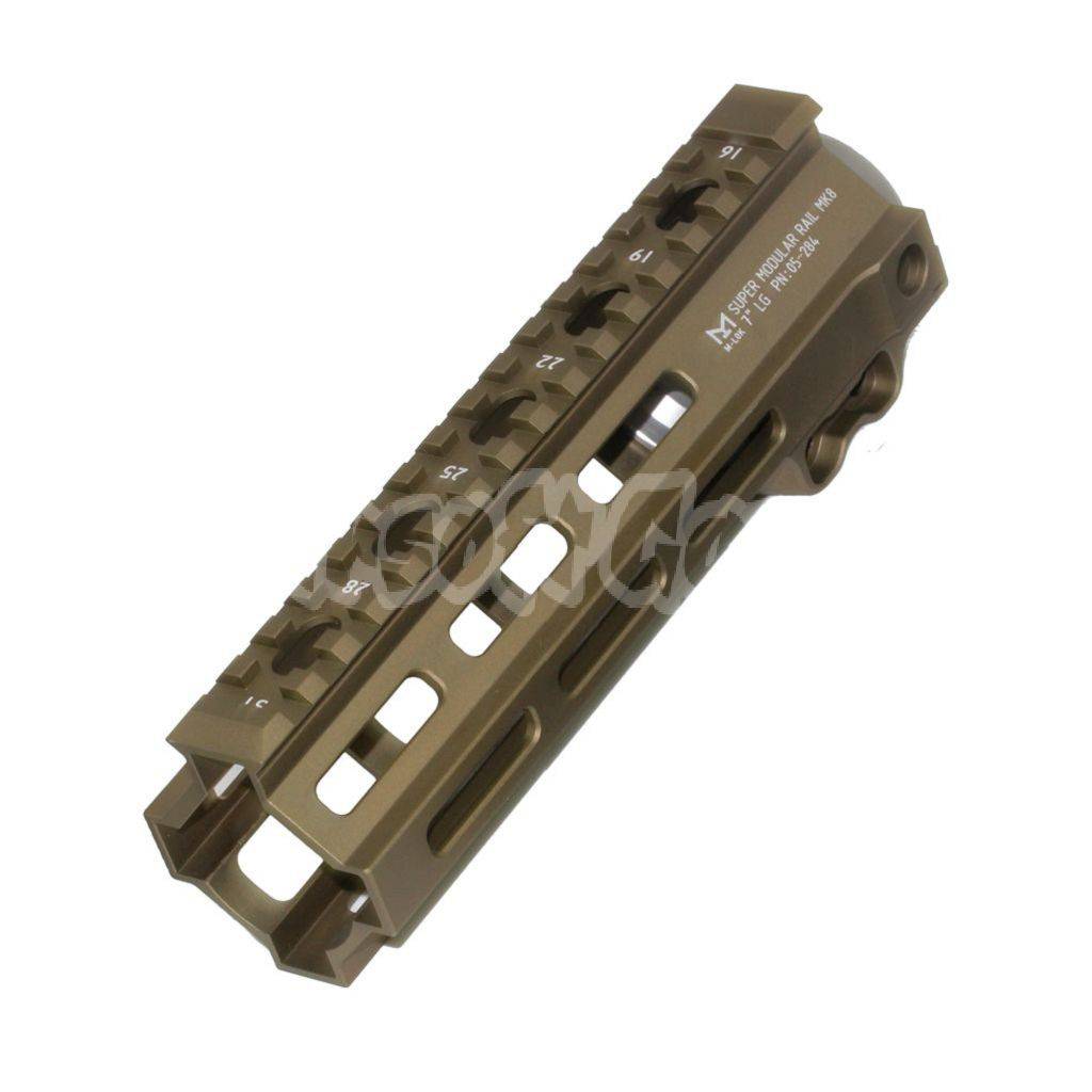 5KU 7" Inches MK8 M-LOK Handguard Rail System For Tokyo Marui AEG GBB MWS M4 Rifle DDC