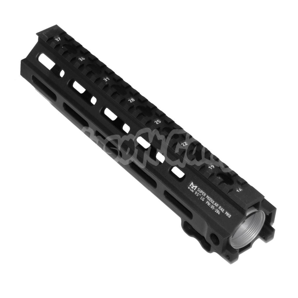 5KU 9.5" Inches MK8 M-LOK Handguard Rail System For Tokyo Marui AEG GBB MWS M4 Rifle Black