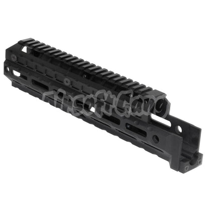 Airsoft 5KU 292mm Extended M-LOK Universal Handguard Kit Rail System for LCT GHK CYMA D-BOYS E&L AK47 AK74 Series Airsoft Rifle Black