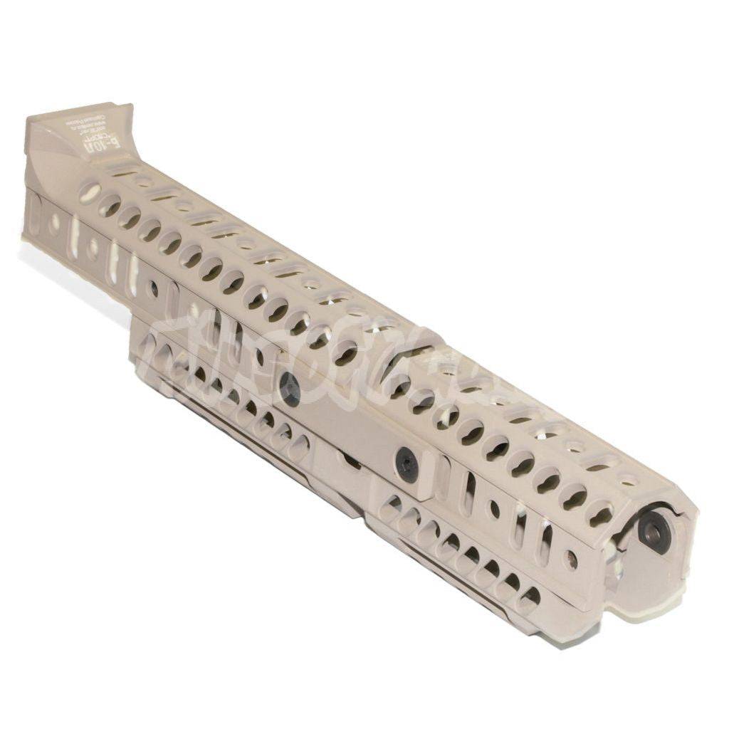 Airsoft 5KU 254mm SPORT 1 Modular Handguard Kit Rail System for D-BOYS GHK LCT AKM AK74 AK102 AK104 AK105 Series Airsoft Rifle Desert Tan