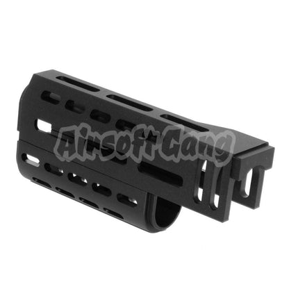 CYMA 155mm CNC Aluminum Upper Lower M-LOK Handguard Type-A For E&L CYMA Tokyo Marui AK47 Series AEG Rifle