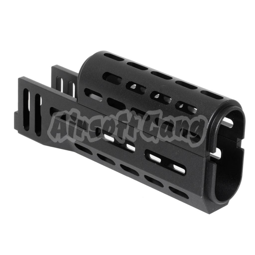 CYMA 155mm CNC Aluminum Upper Lower M-LOK Handguard Type-A For E&L CYMA Tokyo Marui AK47 Series AEG Rifle