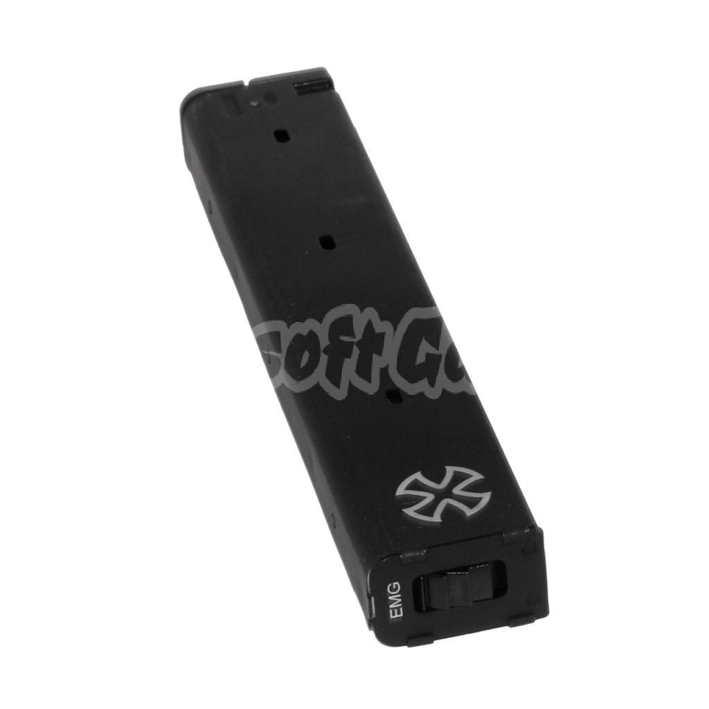 Airsoft APS EMG Noveske Logo 220rd Hi-Cap Magazine for EMG Noveske Space Invader PCC Series AEG Rifle Black