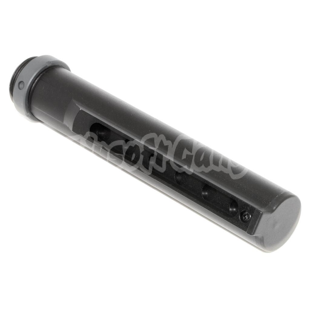 E&C 168mm 5-Position Extended Stock Pipe Buttstock Tube For E&C Tokyo Marui M16A1 Series AEG Rifle Black