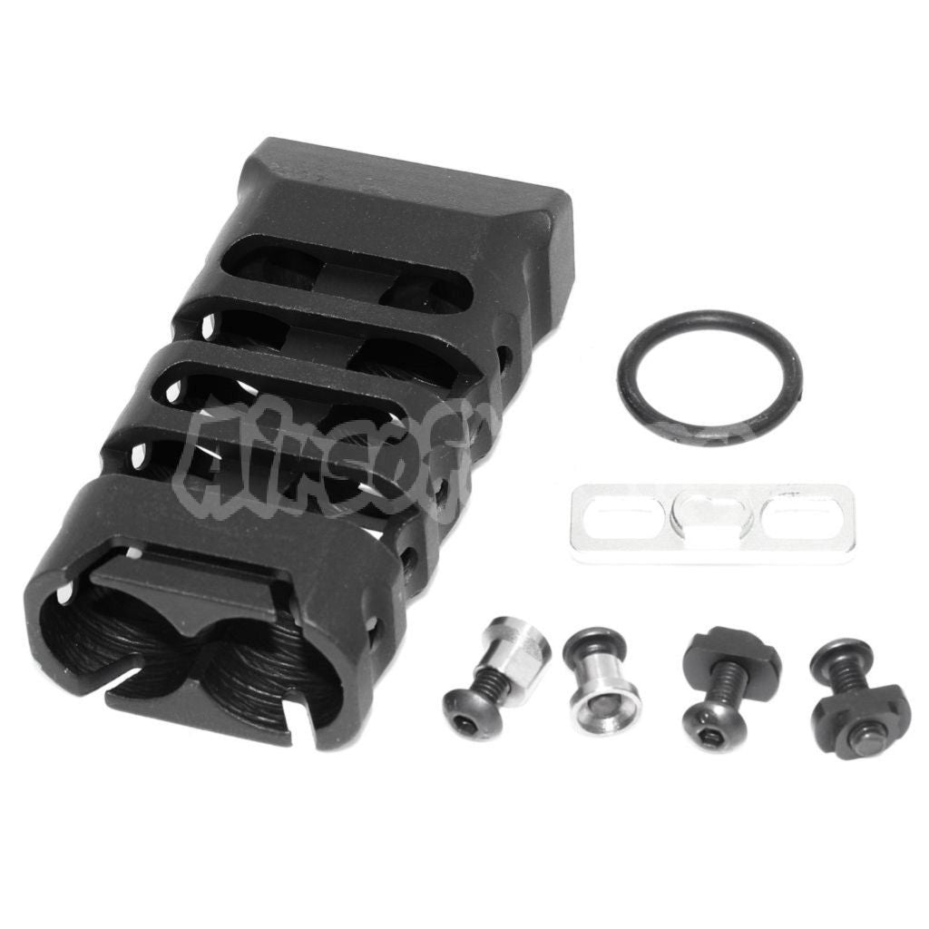 5KU CNC Aluminum KeyMod M-LOK Ultralight Vertical Grip Type-1 Horizontal Black