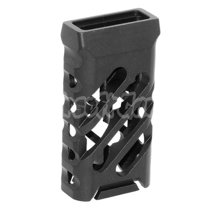 5KU CNC Aluminum KeyMod M-LOK Ultralight Vertical Grip Type-1 45 Degree Black