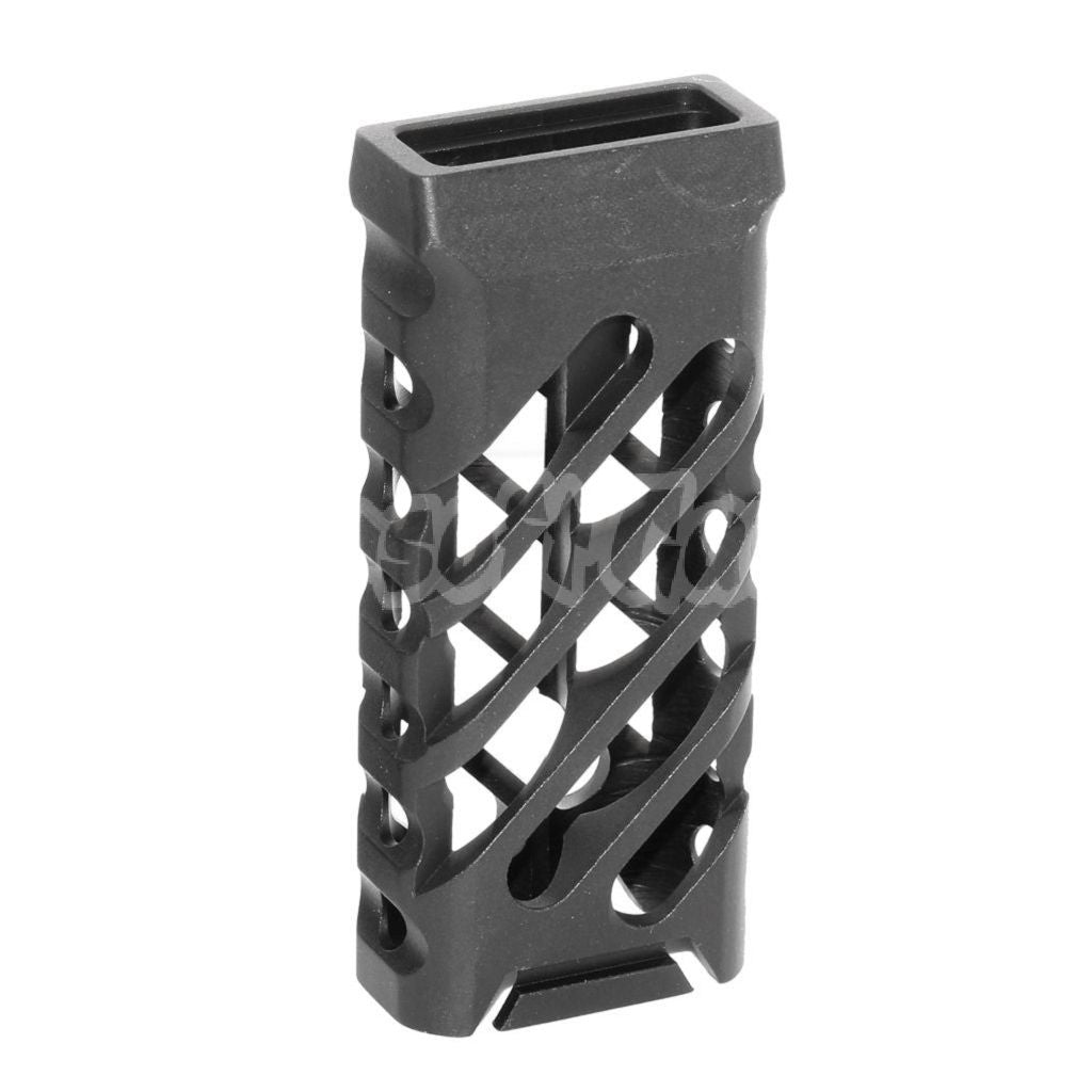 5KU CNC Aluminum KeyMod M-LOK Ultralight Vertical Grip Type-2 45 Degree Black