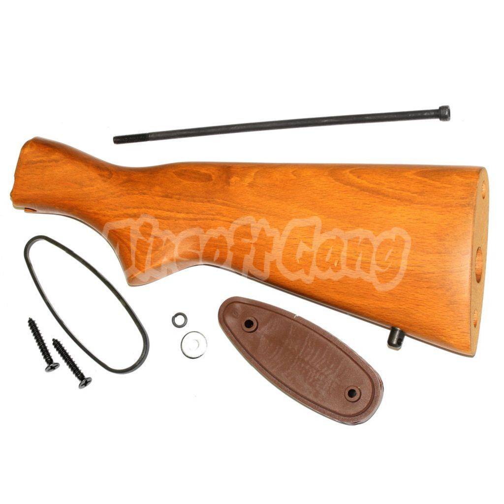 APS Real Wood Butt Stock For APS Classic Style MK2 MK-II MK3 MK-III CAM870 Gas Shotguns