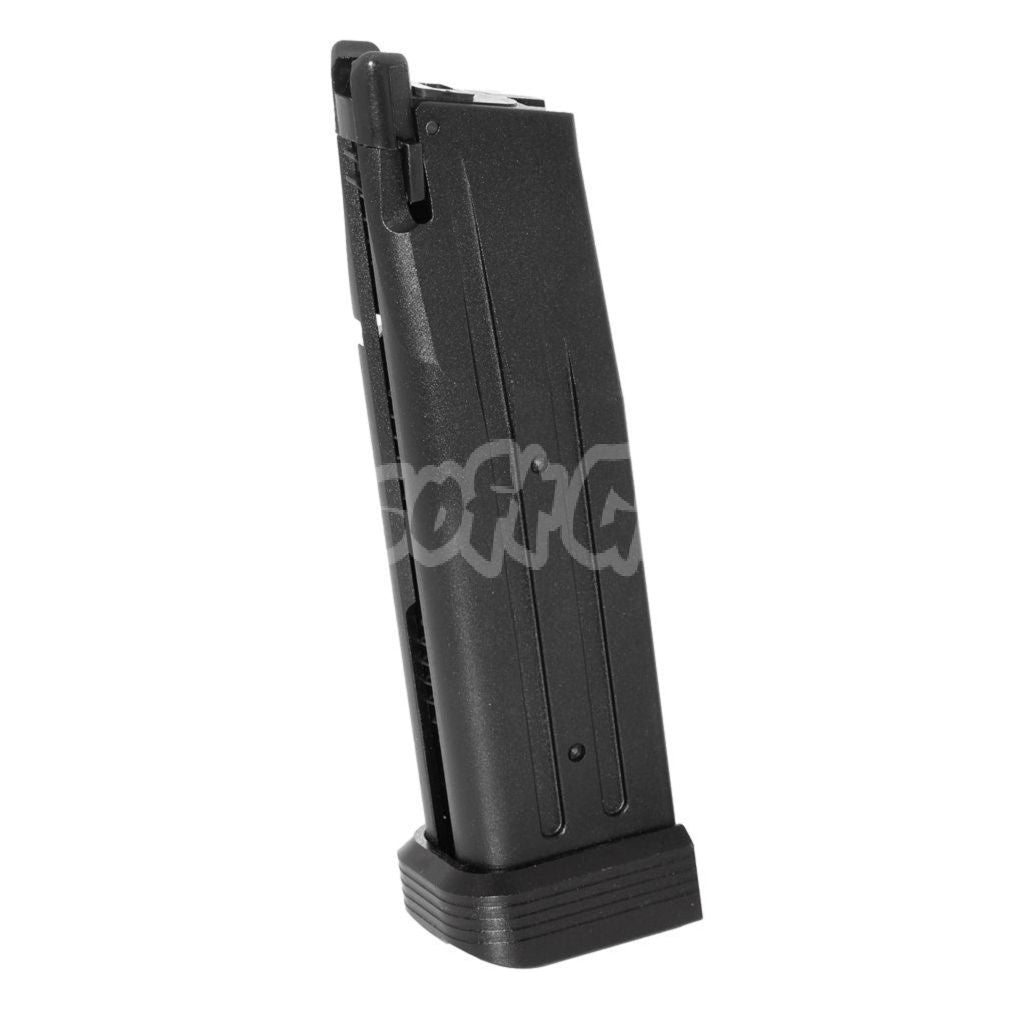 KF Light Weight CNC Aluminum 30rd Gas Magazine for ARMY R501 R601 R603 R604 / KJ KP-05 / Zeon / EMG SAI STI TTI / AW / WE / Tokyo Marui Hi-Capa GBB Pistol Black