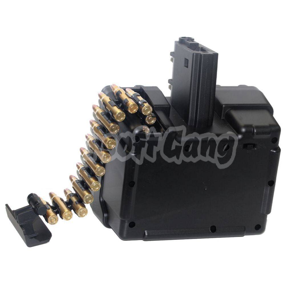 JG Golden Eagle 2600rd Electric Drum Magazine For Golden Eagle FightLite MCR LMG M4 AEG Rifle