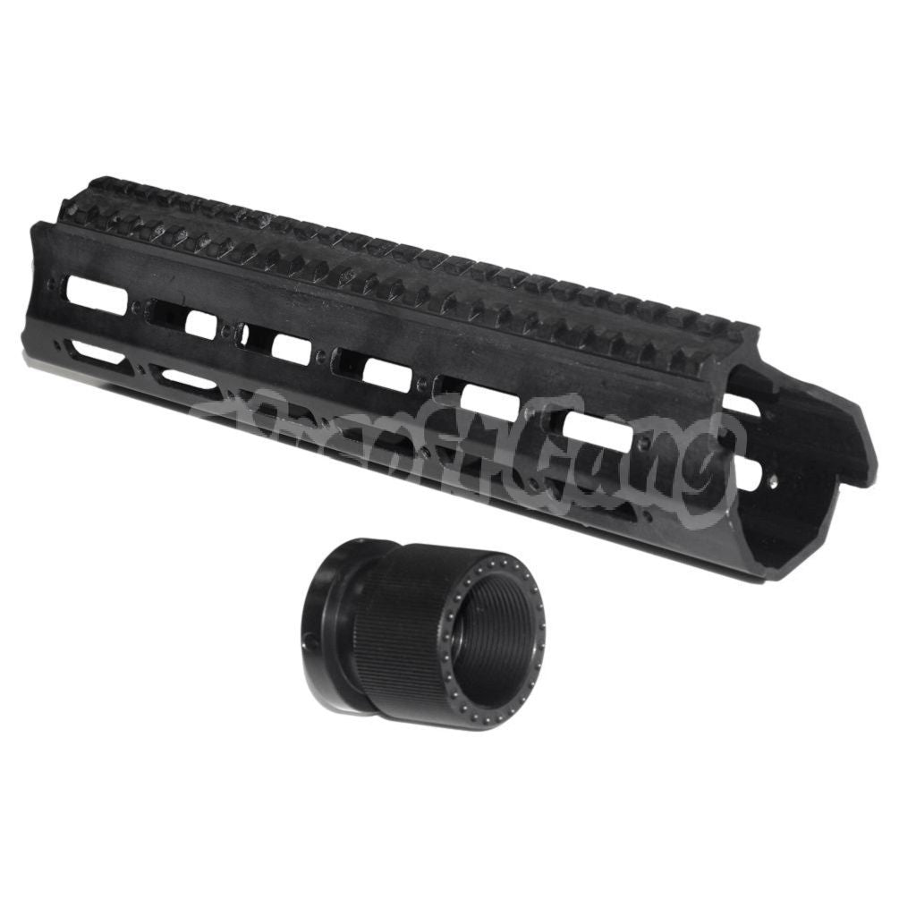 JG Golden Eagle 290mm Aluminum Free Float M-LOK RAS Handguard Rail System For Golden Eagle 3203 M200 Sniper Rifle Black