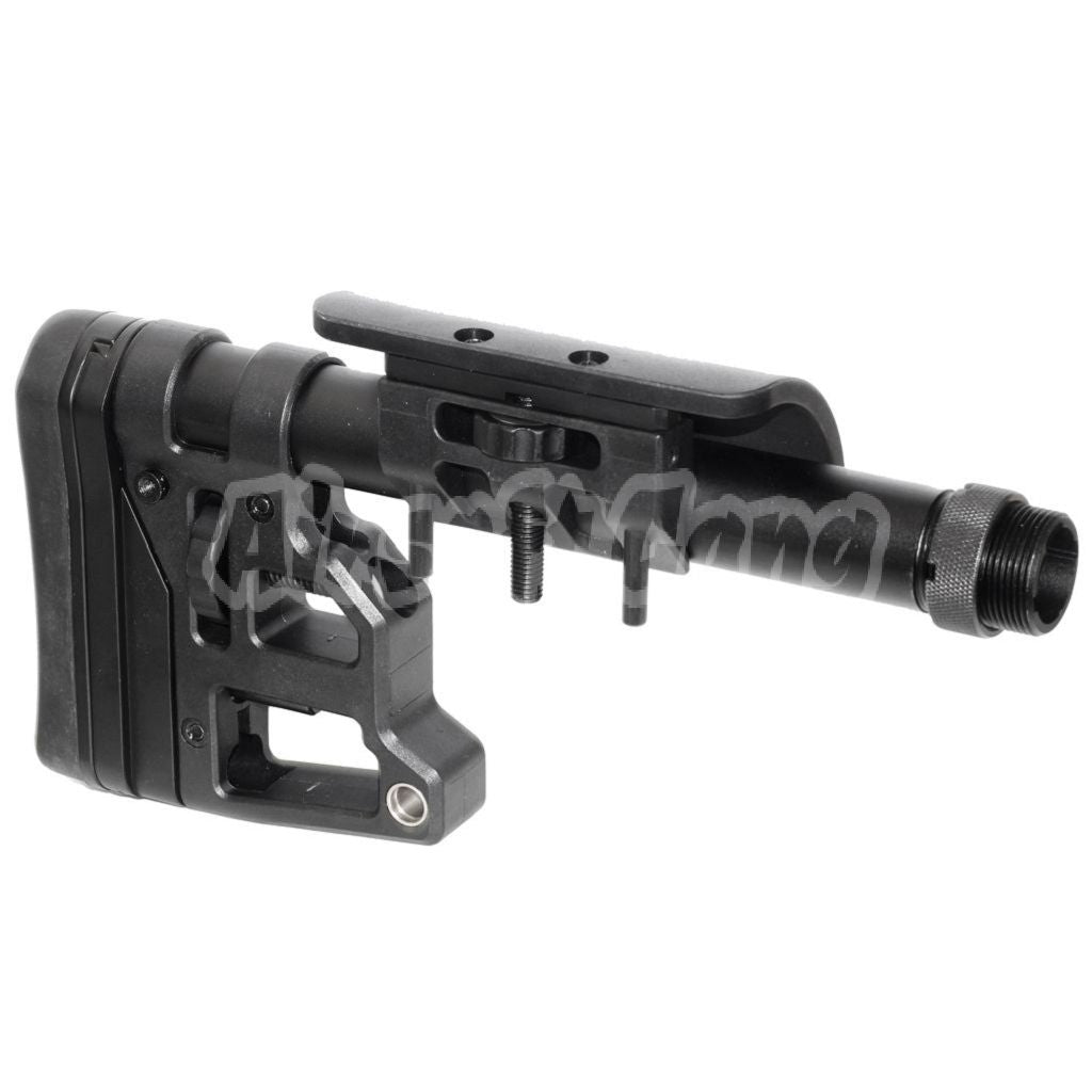 CYMA Tactical SPR Stock for CYMA CM708 Series Sniper Rifle / Tokyo Marui M4 AEG Rifle Black