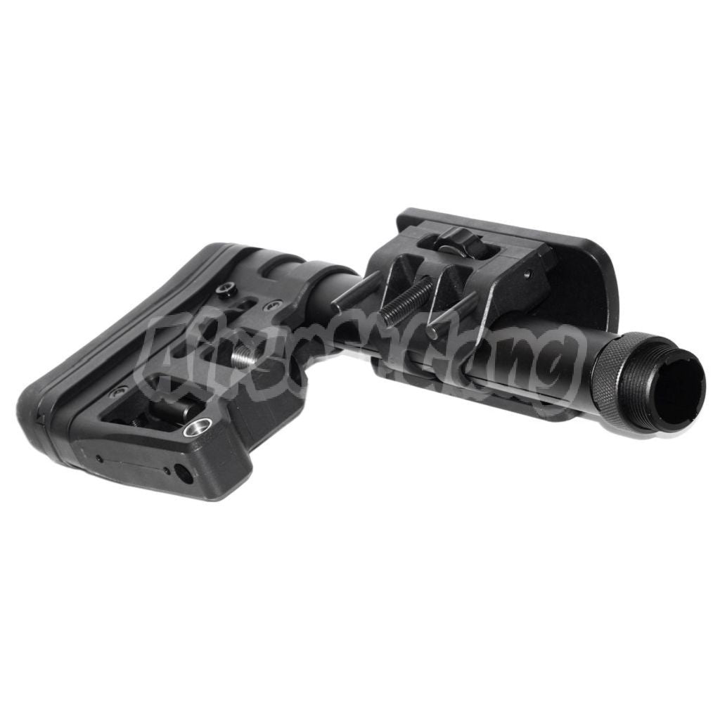 CYMA Tactical SPR Stock for CYMA CM708 Series Sniper Rifle / Tokyo Marui M4 AEG Rifle Black