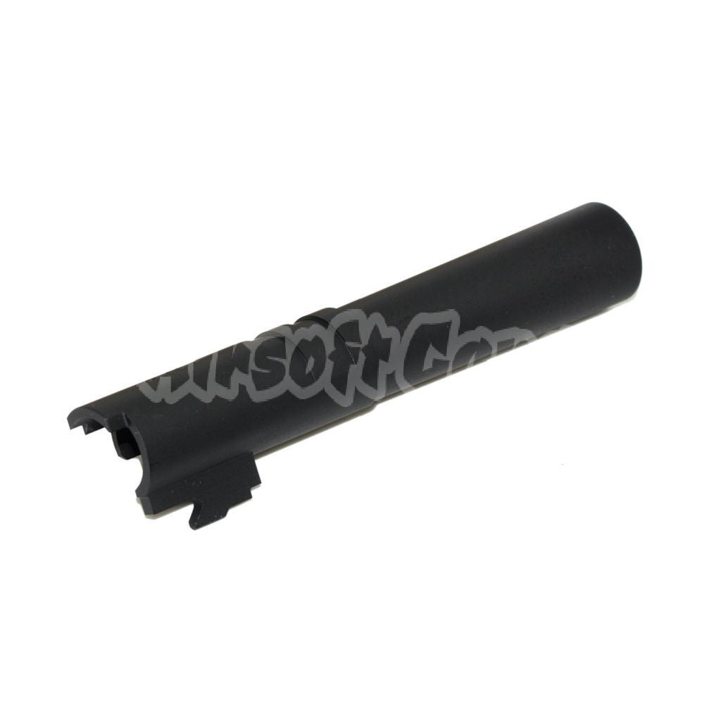 5KU 4.3" Inches Steel Outer Barrel +11mm CW for Tokyo Marui Hi-Capa 4.3 GBB Pistol Black