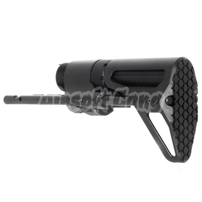 5KU PDW Retractable Sliding Stock for GHK VFC WE (WE-TECH) WA M4 Series GBB Rifle Black