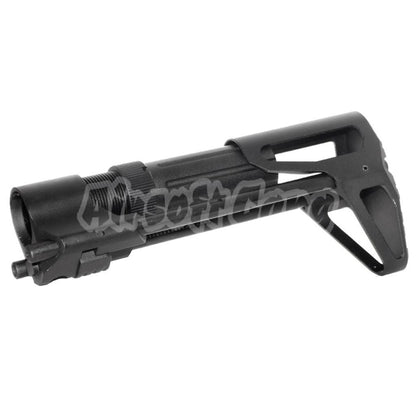 5KU PDW Retractable Sliding Stock for GHK VFC WE (WE-TECH) WA M4 Series GBB Rifle Black