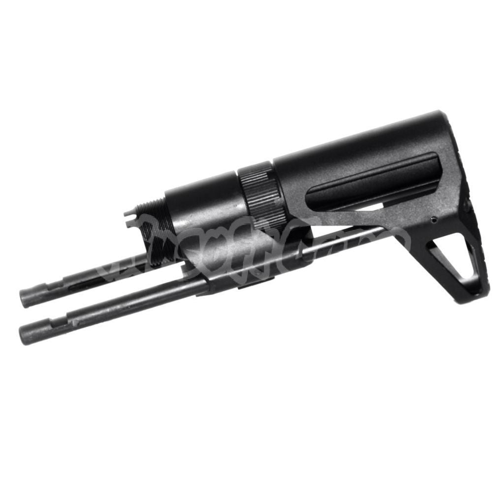 5KU PDW Retractable Sliding Stock for GHK VFC WE (WE-TECH) WA M4 Series GBB Rifle Black