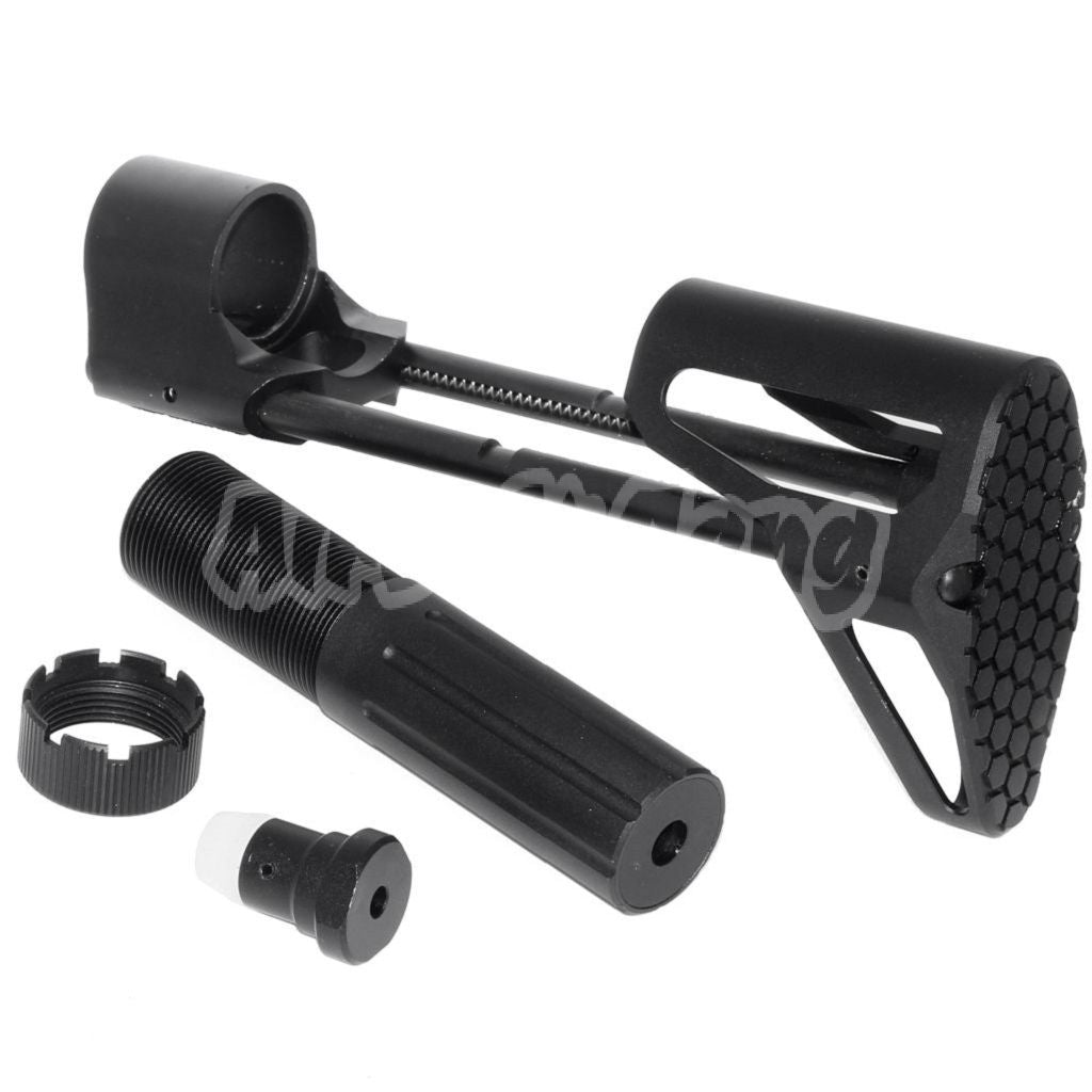 5KU PDW Retractable Sliding Stock for Tokyo Marui M4 MWS GBB Rifle Black