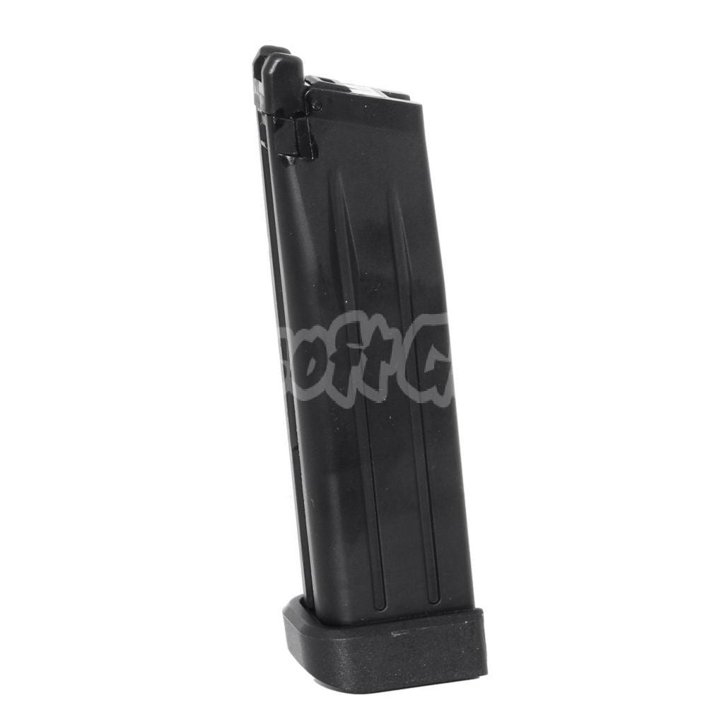 30rd Gas Magazine for BELL 789 ARMY R501 R601 R603 R604 / KJ KP-05 / Zeon / EMG SAI STI TTI / AW / WE / Tokyo Marui Hi-Capa GBB Pistol Black