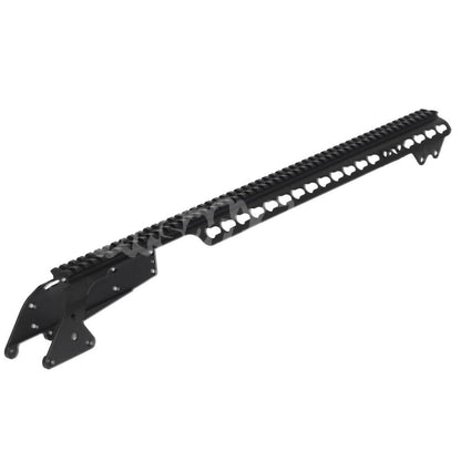 CYMA 537mm Aluminium KeyMod Top Rail System with 6-Shell Carrier Holder For CYMA Tokyo Marui M870 Series Shotgun