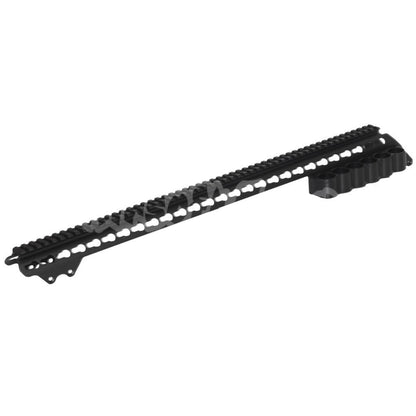 CYMA 537mm Aluminium KeyMod Top Rail System with 6-Shell Carrier Holder For CYMA Tokyo Marui M870 Series Shotgun