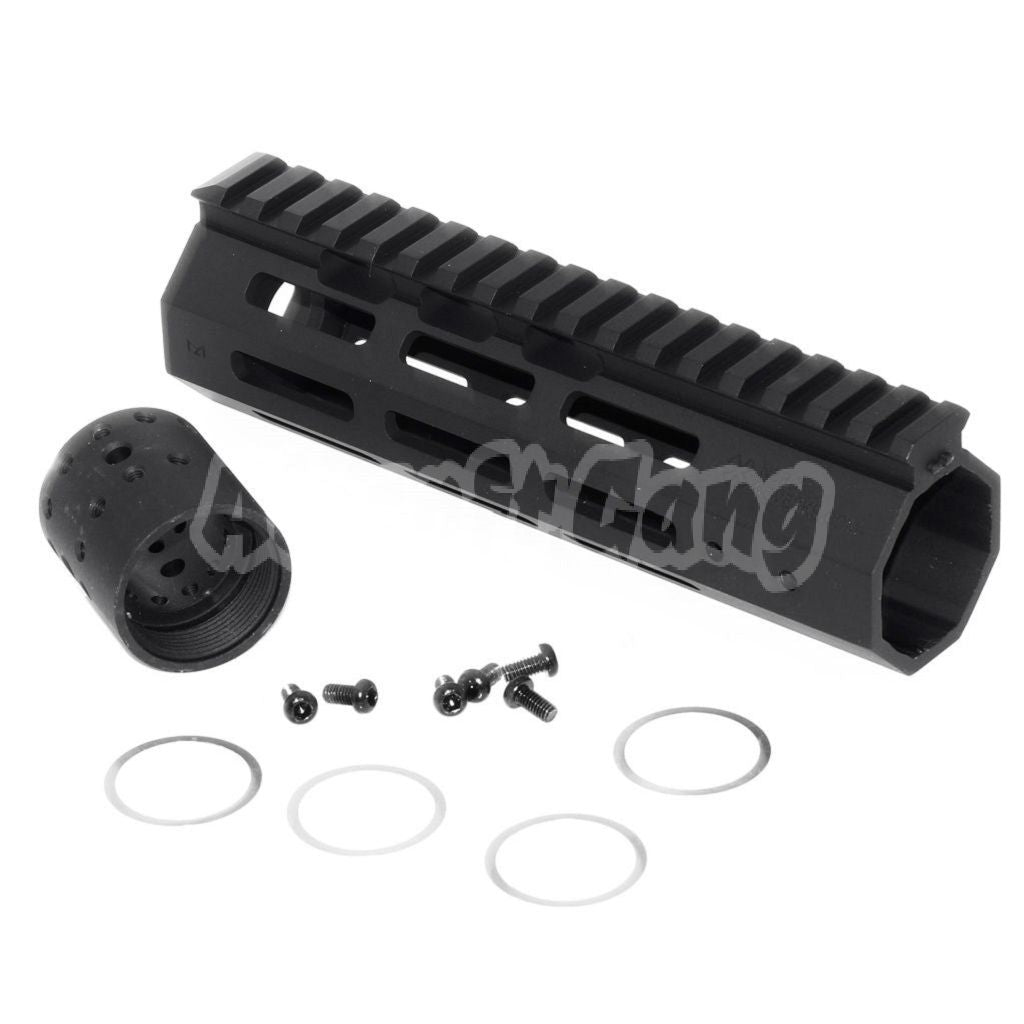 APS 7" Inches 178mm EMG NOVESKE NSR Gen 4 RIS M-LOK Handguard Rail System for AR M4 M16 Series AEG Rifle Black