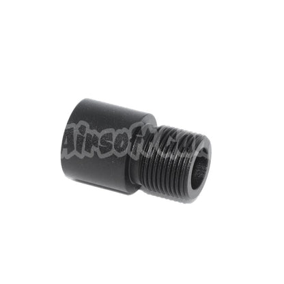 Airsoft 5KU Barrel Silencer Compensator Adaptor Inner Thread +14mm CW to Outer Thread -14mm CCW