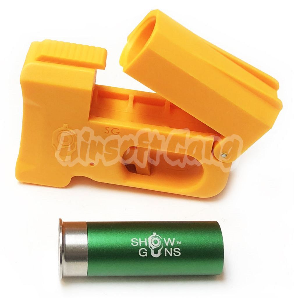 Airsoft SG ShowGuns Tactical ESC Gas BBs Emergency Shotshell Carrier Yellow