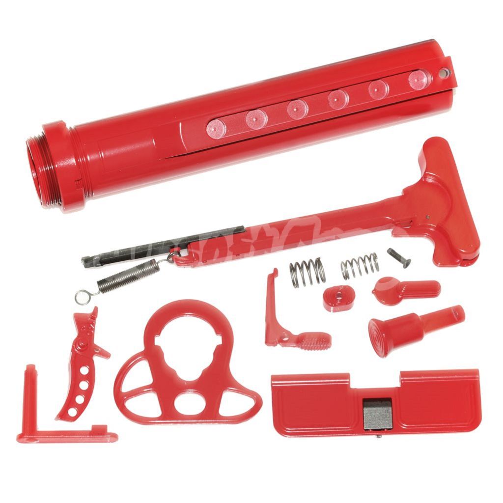 Airsoft CYMA Color-Coordinated Accessory Kit for CYMA G&P G&G JG Classic Army VFC Tokyo Marui M4 M16 Series AEG Rifles Red