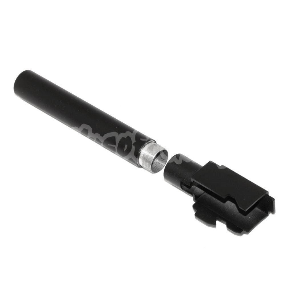 Airsoft 133mm/136mm Outer Barrel -12mm CCW For BELL ARMY Tokyo Marui G34 GBB Pistols Black