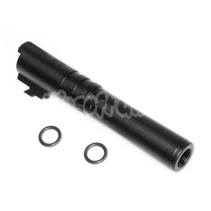 Airsoft 5KU 4.3" Inches CNC Aluminium Outer Barrel +11mm CW for Tokyo Marui Hi-Capa 4.3 GBB Pistols Black