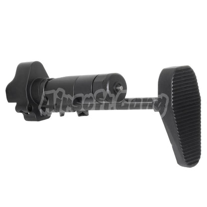 Airsoft CNC Aluminum Retractable Stock with Adaptor For CYMA Tokyo Marui MP5 Series AEG Rifles