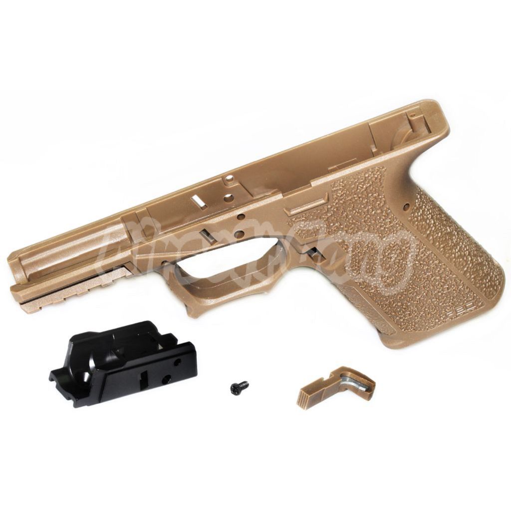 Airsoft JDG Polymer80 Licensed P80 PF940C Lower Frame For Tokyo Marui G19 GEN3 GBB Pistol FDE