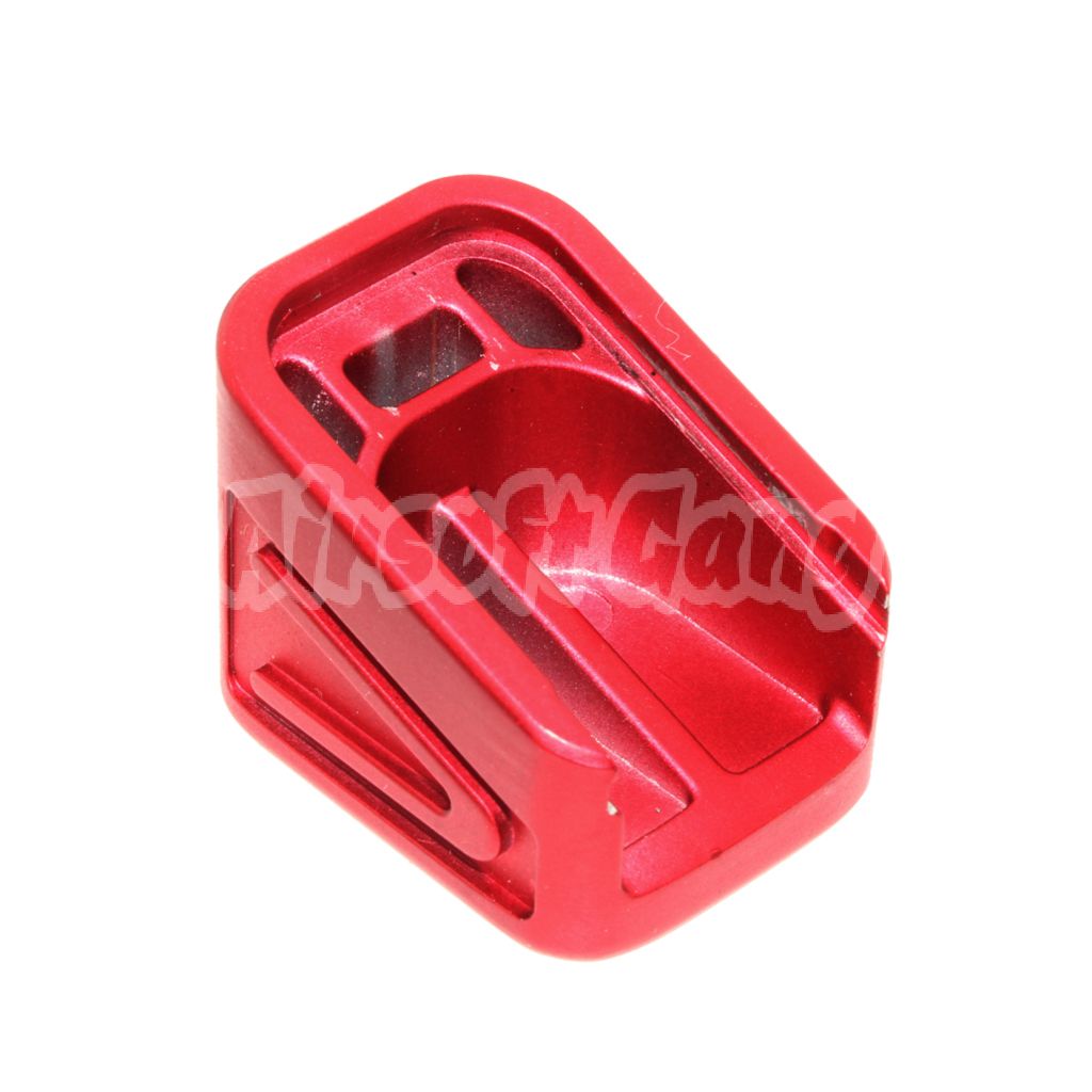 Airsoft Aluminium Magazine Base Plate B For APS ACP SHARK / Tokyo Marui G17 G18C GBB Pistol Magazine Red