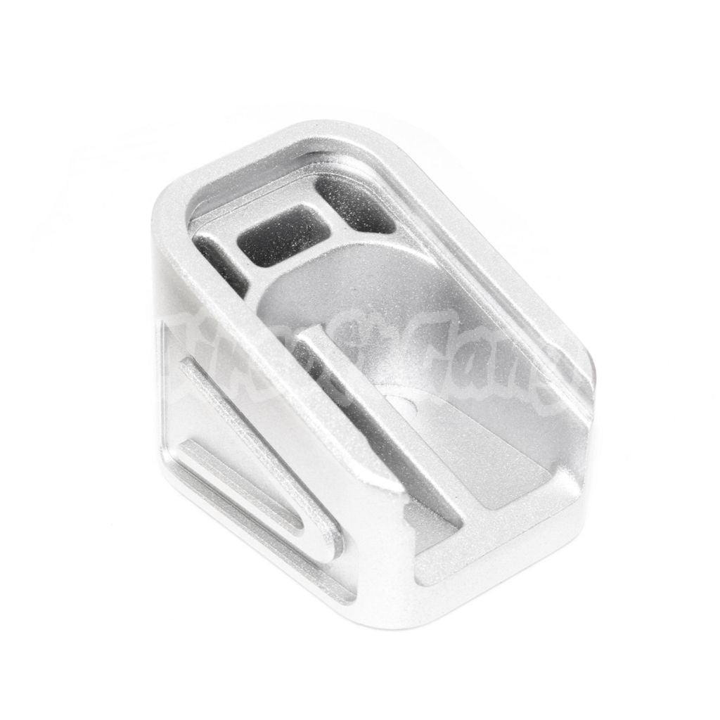 Airsoft Aluminium Magazine Base Plate B For APS ACP SHARK / Tokyo Marui G17 G18C GBB Pistol Magazine Silver