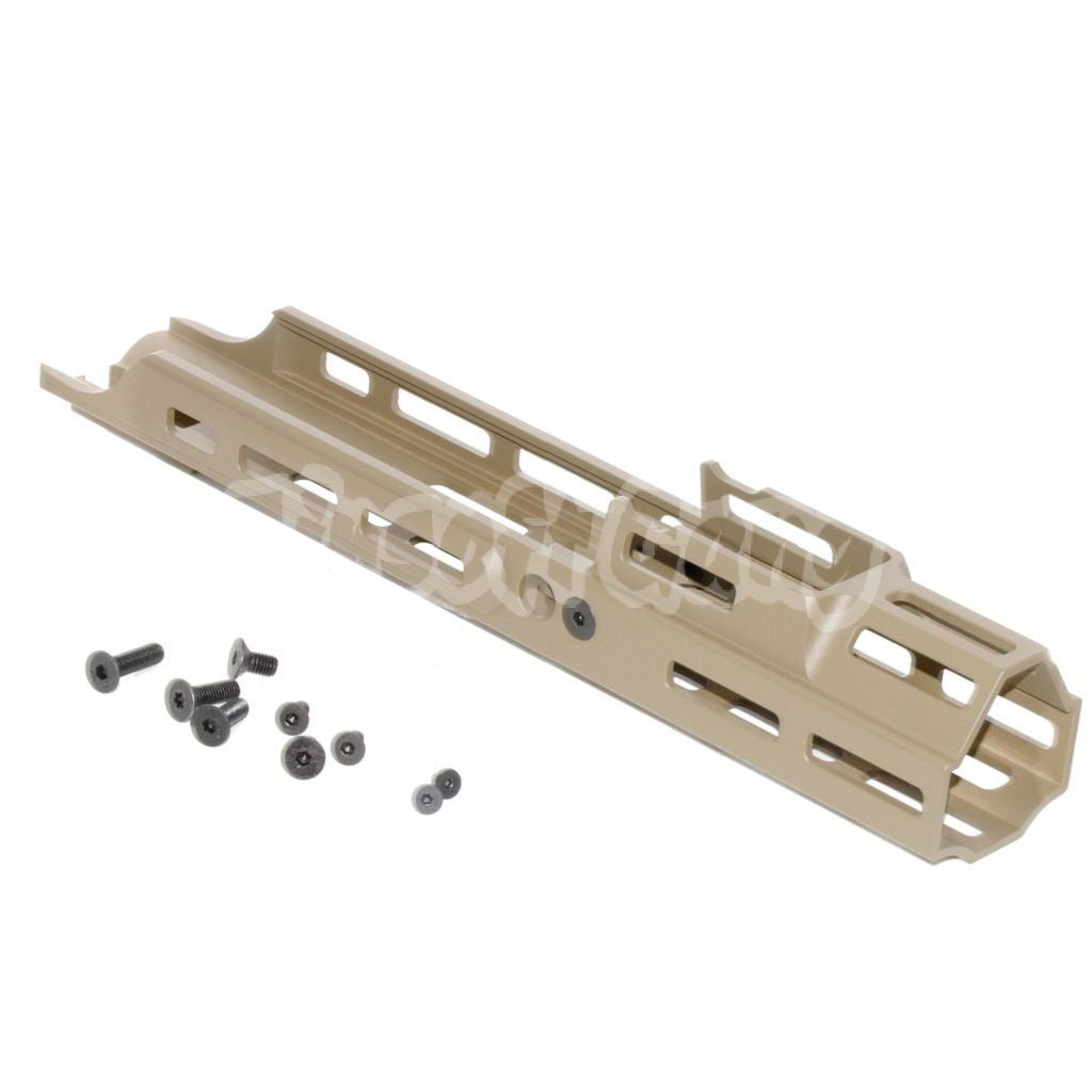 Airsoft PTS Kinetic MREX M-LOK MK2 Handguard Rail (284mm) For Cybergun VFC Tokyo Marui SCAR Dark Earth