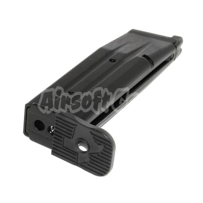 Airsoft 30rd Gas Magazine for ARMY R501 R504 R601 R603 R604 R607 / KJ KP-05 / Zeon / EMG SAI STI TTI / BELL / AW / WE / E&C / Tokyo Marui Hi-Capa GBB Pistol Black