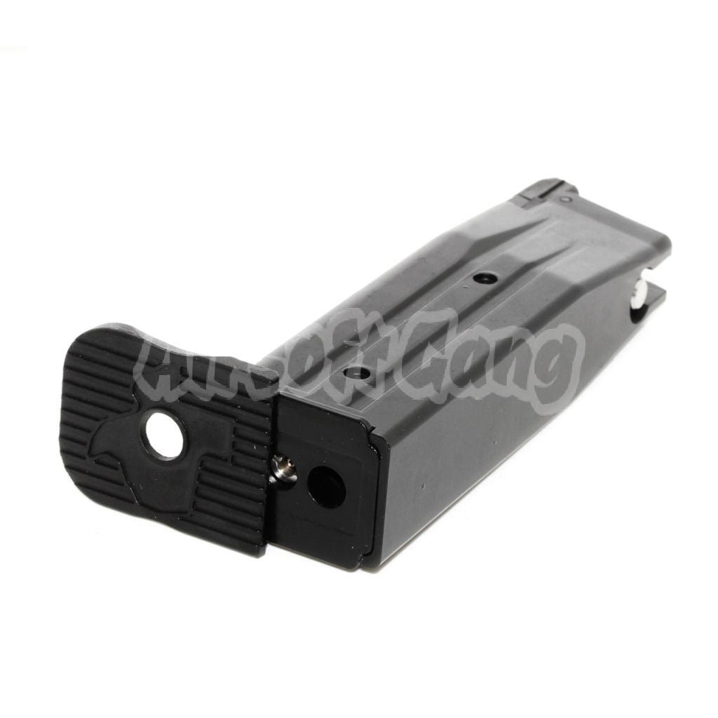 Airsoft 25rd Gas Magazine for ARMY R607 DVC Carry / Tokyo Marui / WE Hi-Capa 3.8 GBB Pistol Black