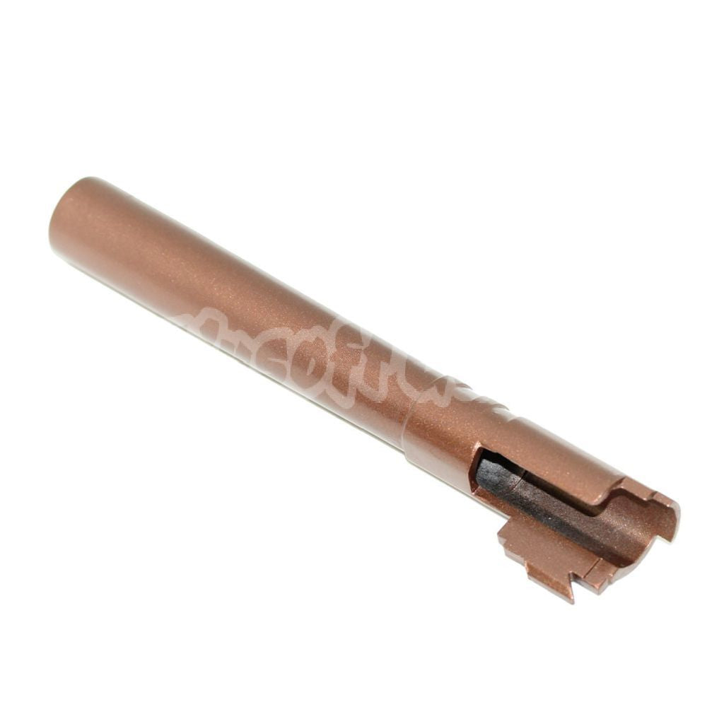 Airsoft 133mm/136mm Outer Barrel -12mm CCW For Army R601 TTI Combat Master Tokyo Marui Hi-Capa GBB Pistol Bronze