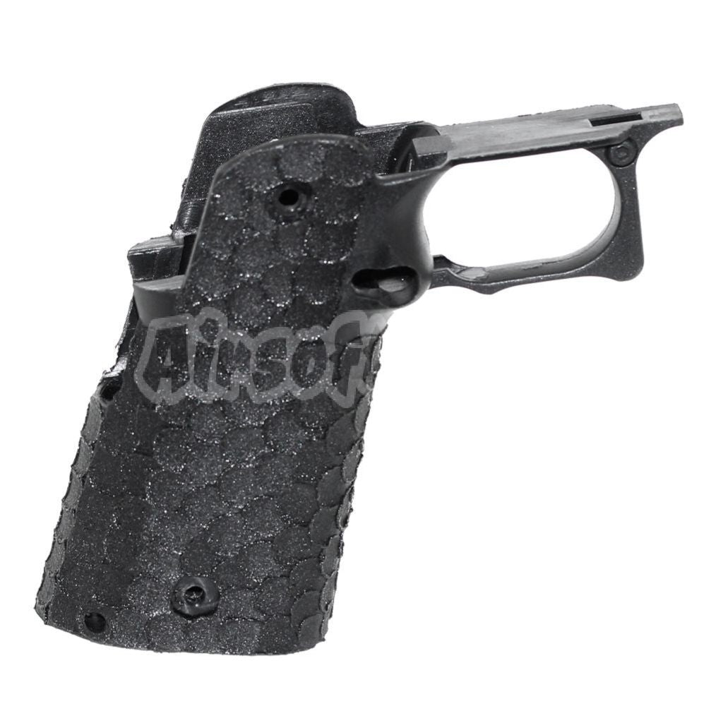 Airsoft Fish Scale Stippled Pistol Grip For Army R607 DVC Carry EMG AW WE Tokyo Marui Hi-Capa GBB Pistol Black