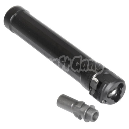 Airsoft 5KU 187mm Ryder 9 MP5 Suppressor Silencer +14mm CW Flash Hider For CYMA MP5 Series AEG SMG Rifles Black