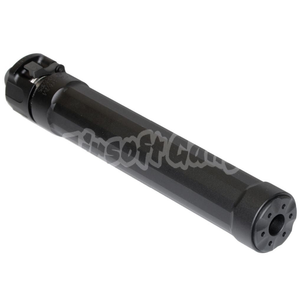 Airsoft 5KU 187mm Ryder 9 MP5 Suppressor Silencer +14mm CW Flash Hider For CYMA MP5 Series AEG SMG Rifles Black