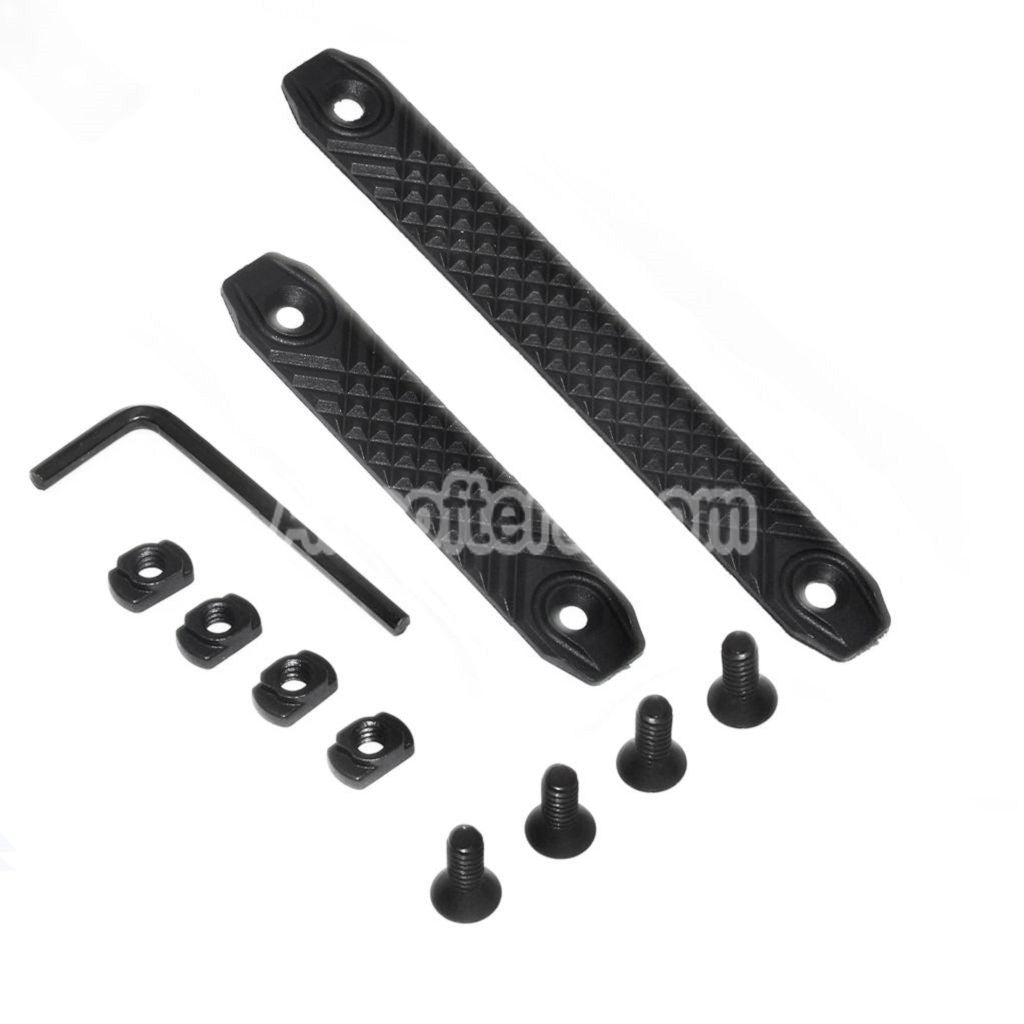 Airsoft Bell 2pcs Polymer M-Lok Rail Cover Type-C Black